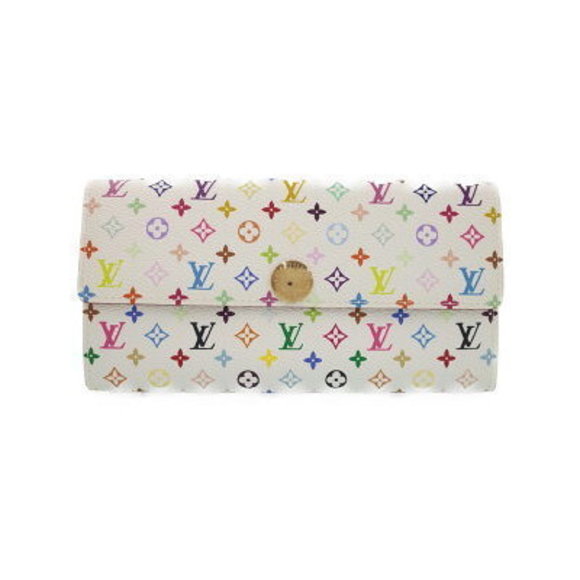 Louis Vuitton Multicolor Porte Monnaie Wallet Fold Long - Picture 1 of 5